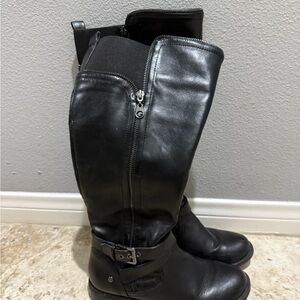 Guess Black Combat & Moto Boots